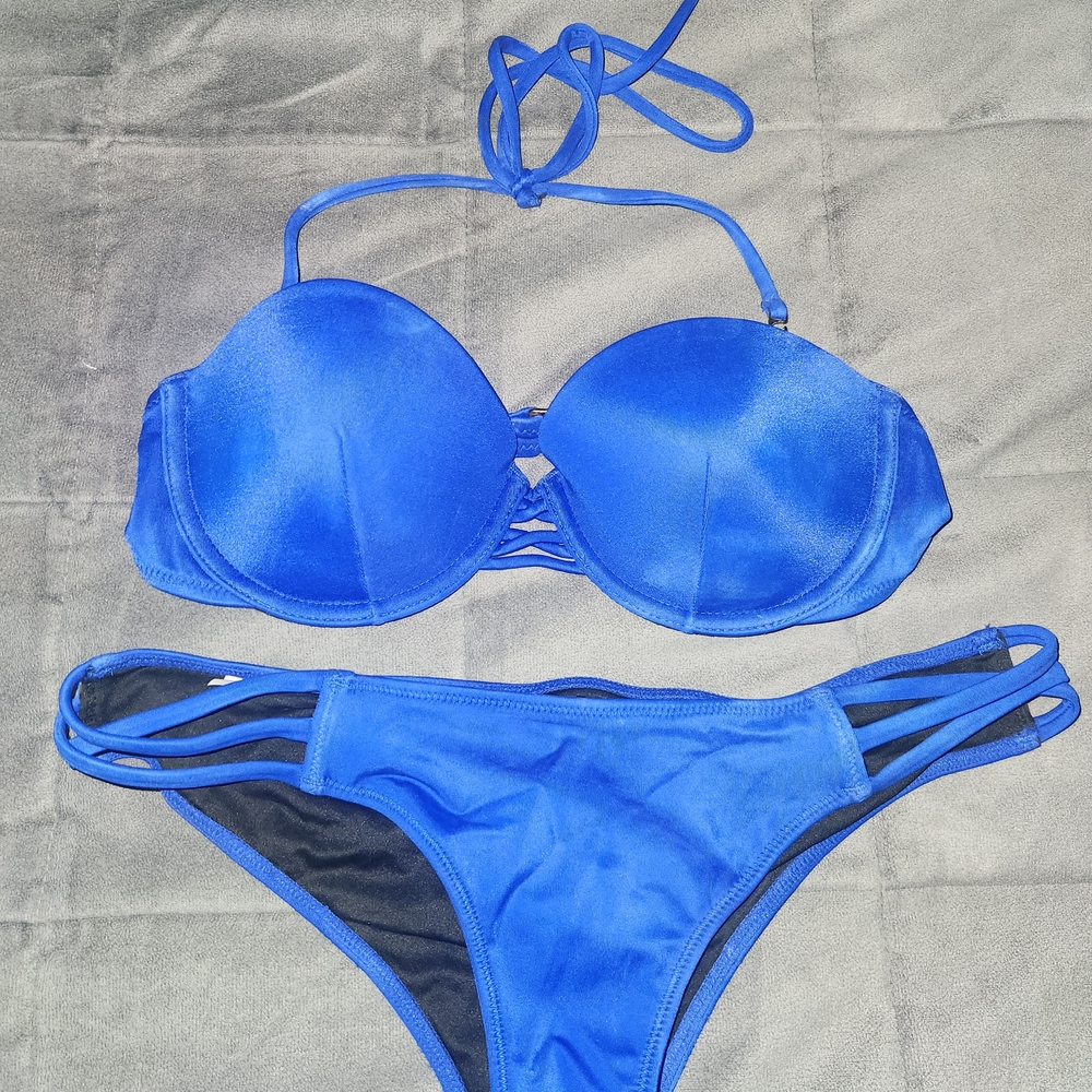 Victoria's Secret Royal Blue Bikini Set